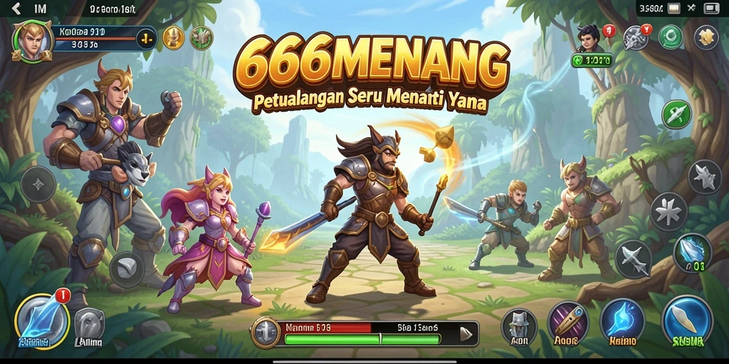 Tampilan gameplay Adventure yang menawan dan mengasyikkan.