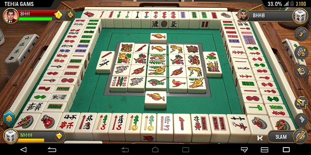 Screenshot gameplay Mahjong yang menarik dari 8HHH.