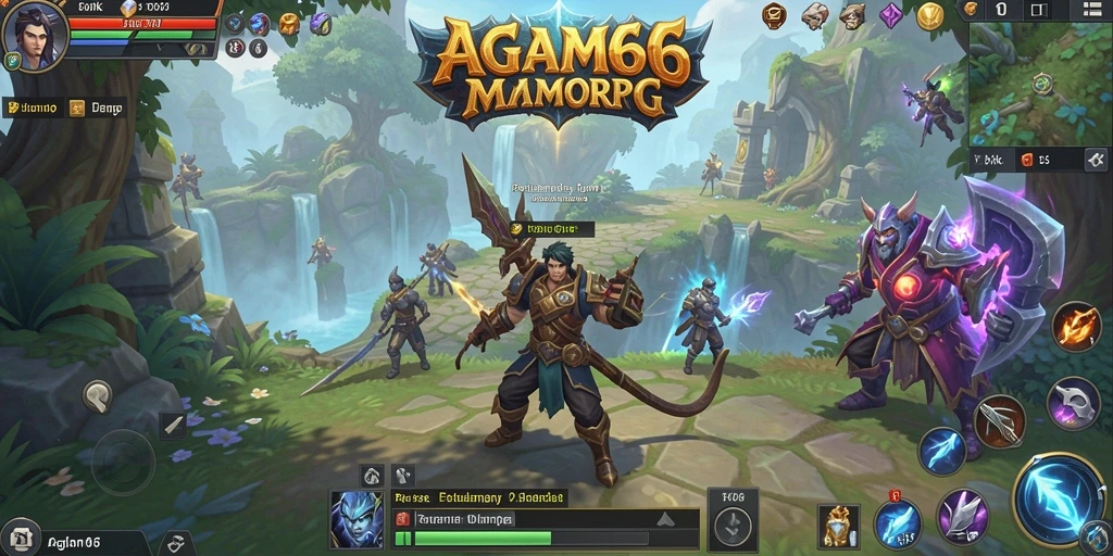 Tampilan mengesankan dari gameplay AGAM66 dengan pertarungan epik.