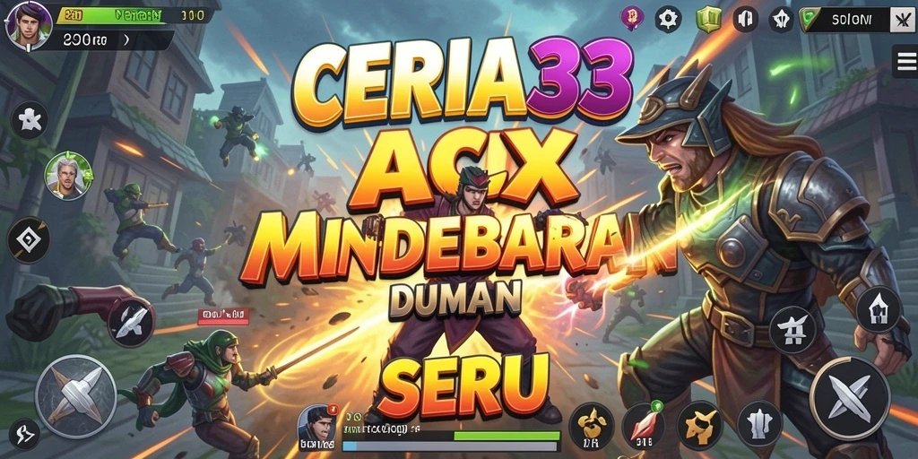 Tangkapan layar gameplay CERIA33 menampilkan aksi mendebarkan dengan karakter yang berjuang melewati rintangan.