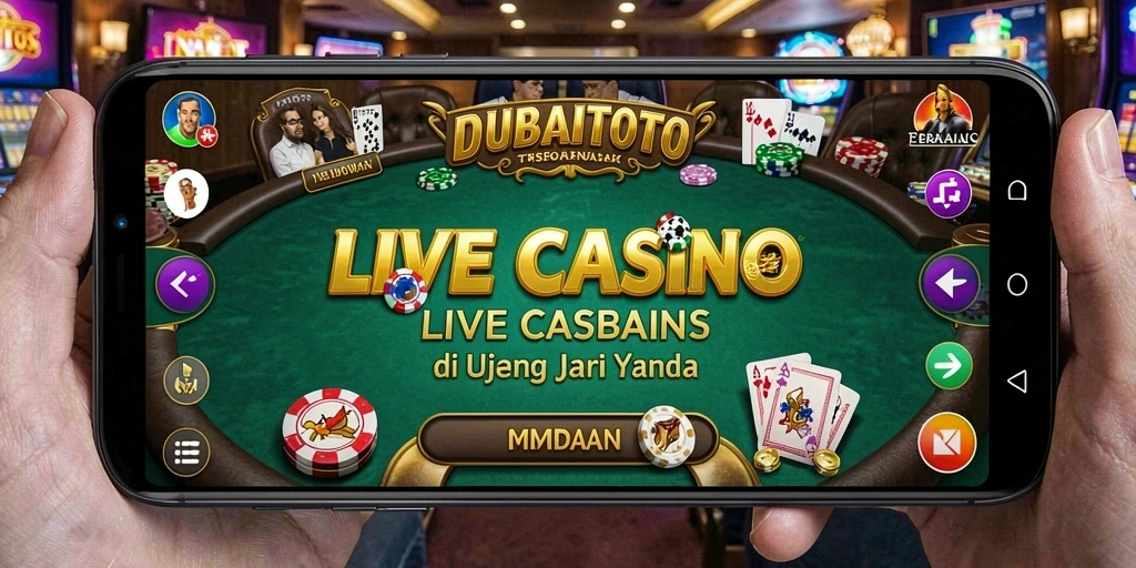 Tampilan menarik dari gameplay Live Casino DUBAITOTO.