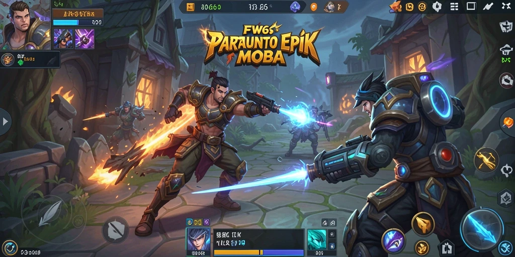 Tampilan menakjubkan dari pertempuran di FW66 MOBA.