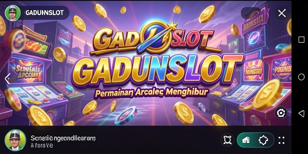 Screenshot gameplay GADUNSLOT yang menampilkan keseruan permainan Arcade.