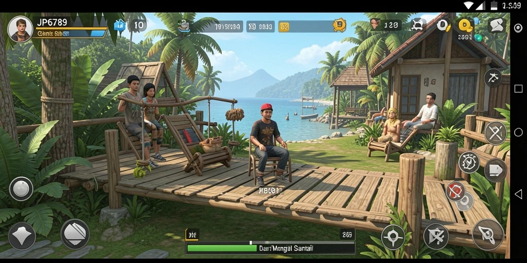 Tampilan gameplay menarik dari JP6789 yang penuh warna.