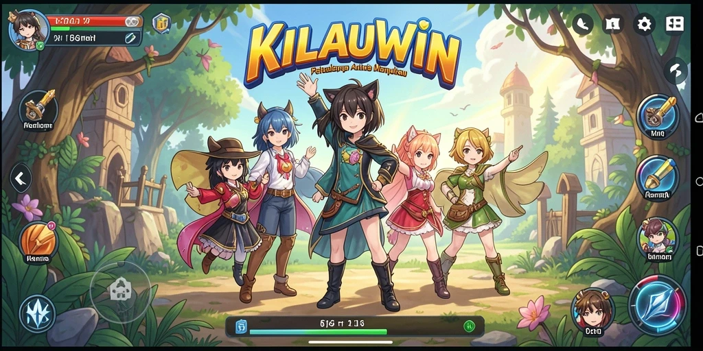 Tampilan gameplay KILAUWIN yang memukau dan penuh aksi.