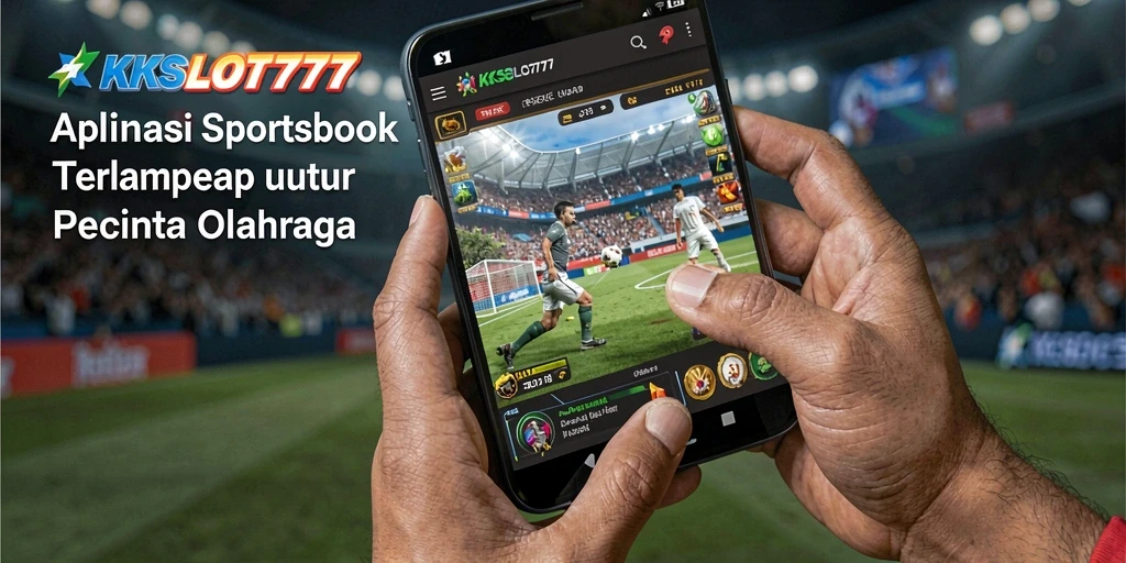 Screenshot KKSLOT777 menampilkan antarmuka taruhan olahraga yang menarik.