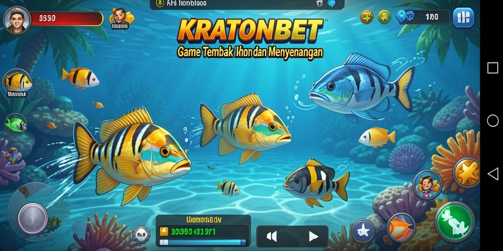 Tampilan gameplay KRATONBET yang menarik dan penuh warna.