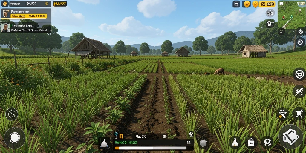 Tampilan gameplay MAJ777 yang penuh warna dan interaktif.