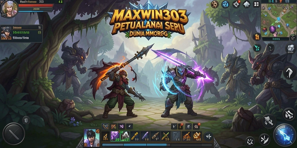 Tampilan gameplay epik dari MAXWIN303 yang memukau.
