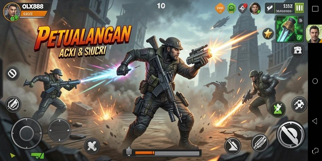 Gameplay seru dan mendebarkan dalam OLX888.