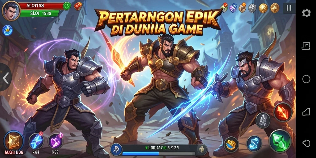 Tangkapan layar dari pertarungan seru dalam SLOT138.