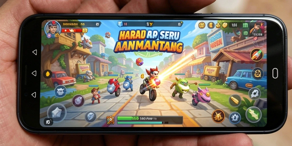 Tampilan gameplay seru T6 dalam aksi, menunjukkan tantangan arcade yang menarik.