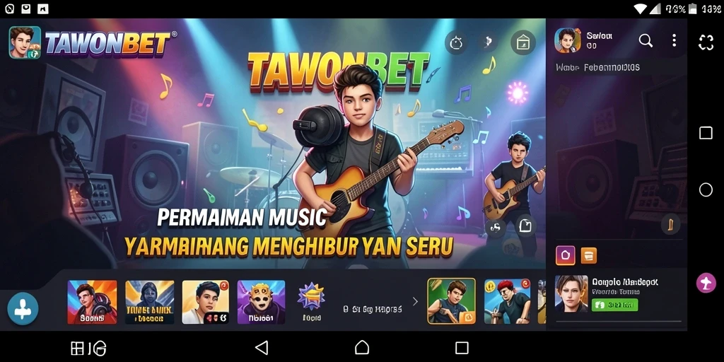 Tampilan gameplay TAWONBET yang seru dan menarik.