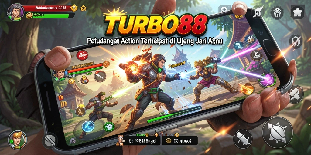 Screenshot TURBO88 menampilkan aksi seru dan grafis memukau.